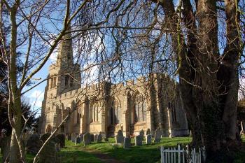Colmworth church seen from the south east Mar 2007
